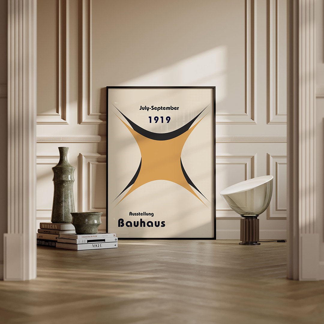 Vorm en balans – moderne Bauhaus wandkunst als poster