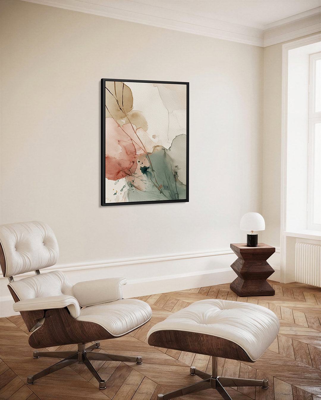 Organische vormen – staand wanddecoratie kunstwerk