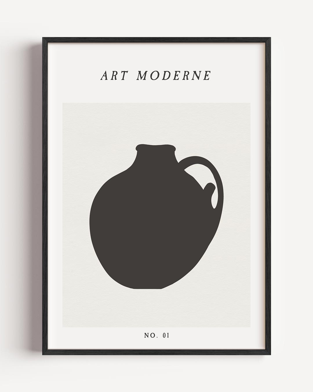 Moderne Kunst Vaas – moderne portret poster als wanddecoratie