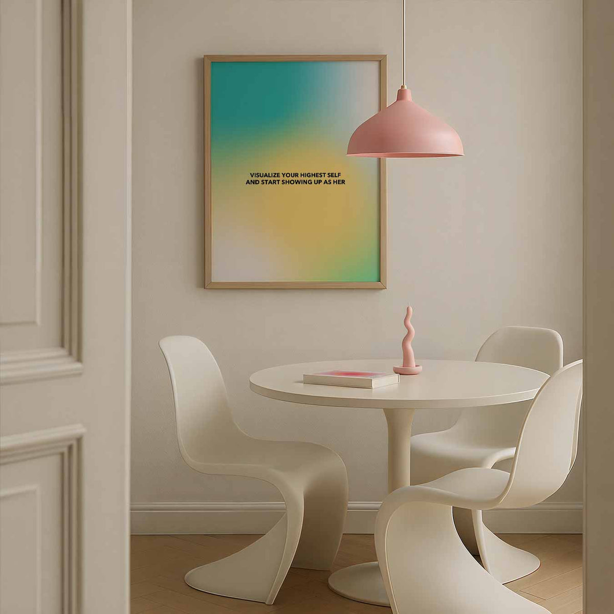 Inspirerende Motivatieposter – staande mindful wanddecoratie van WallArtistic
