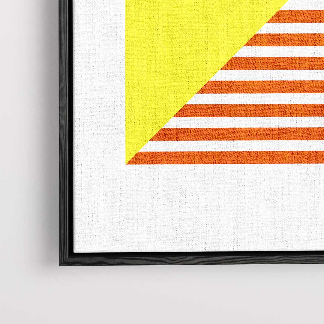 Kleurrijk Geometrisch Kunstwerk – plexiglas wanddecoratie in portret formaat