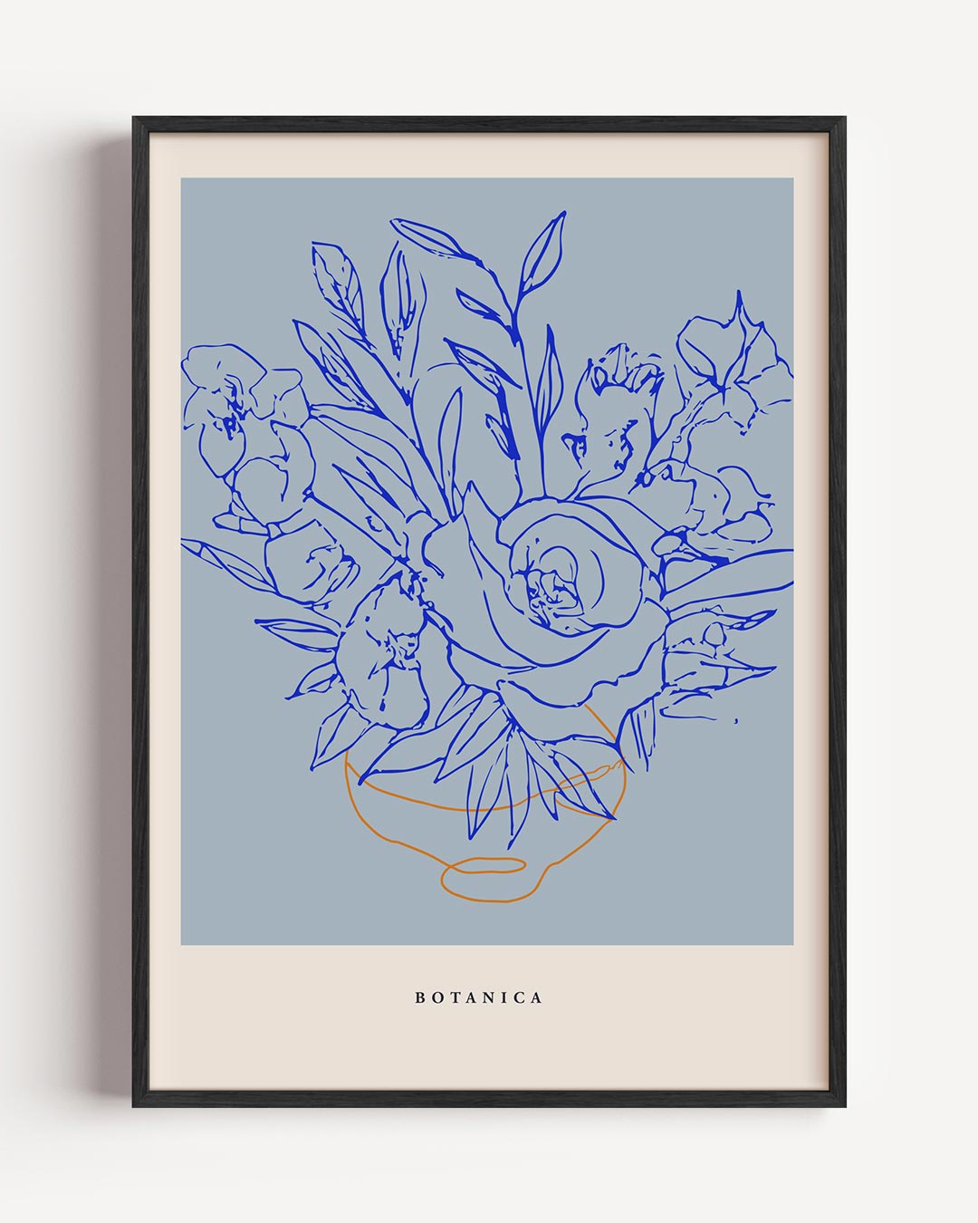 Stijlvolle Botanische Lijntekening – keuken portret poster als wanddecoratie