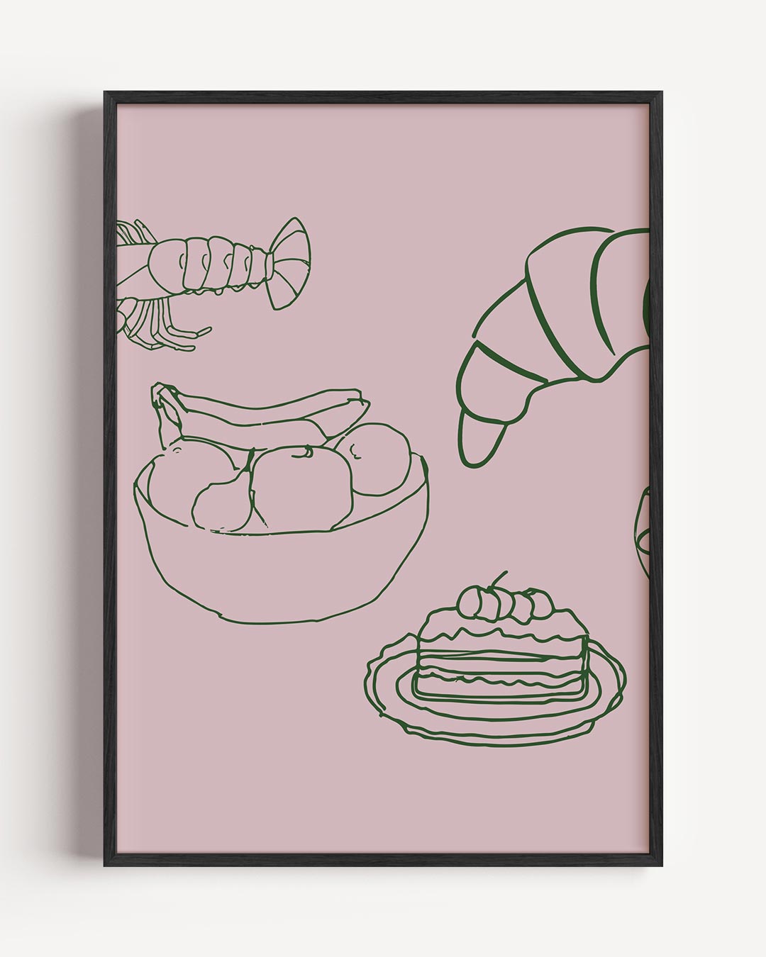 Culinaire Elegantie Wanddecoratie – keuken portret poster als wanddecoratie