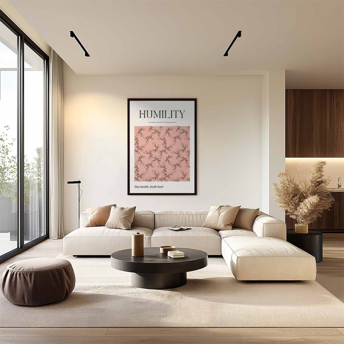Humility Bloemenkunst – modern portret kunstwerk van WallArtistic