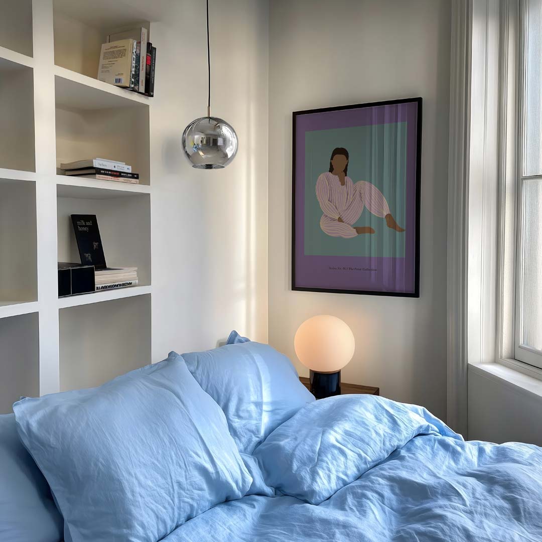Stijlvolle Zen Vrouw – staande moderne wanddecoratie van WallArtistic