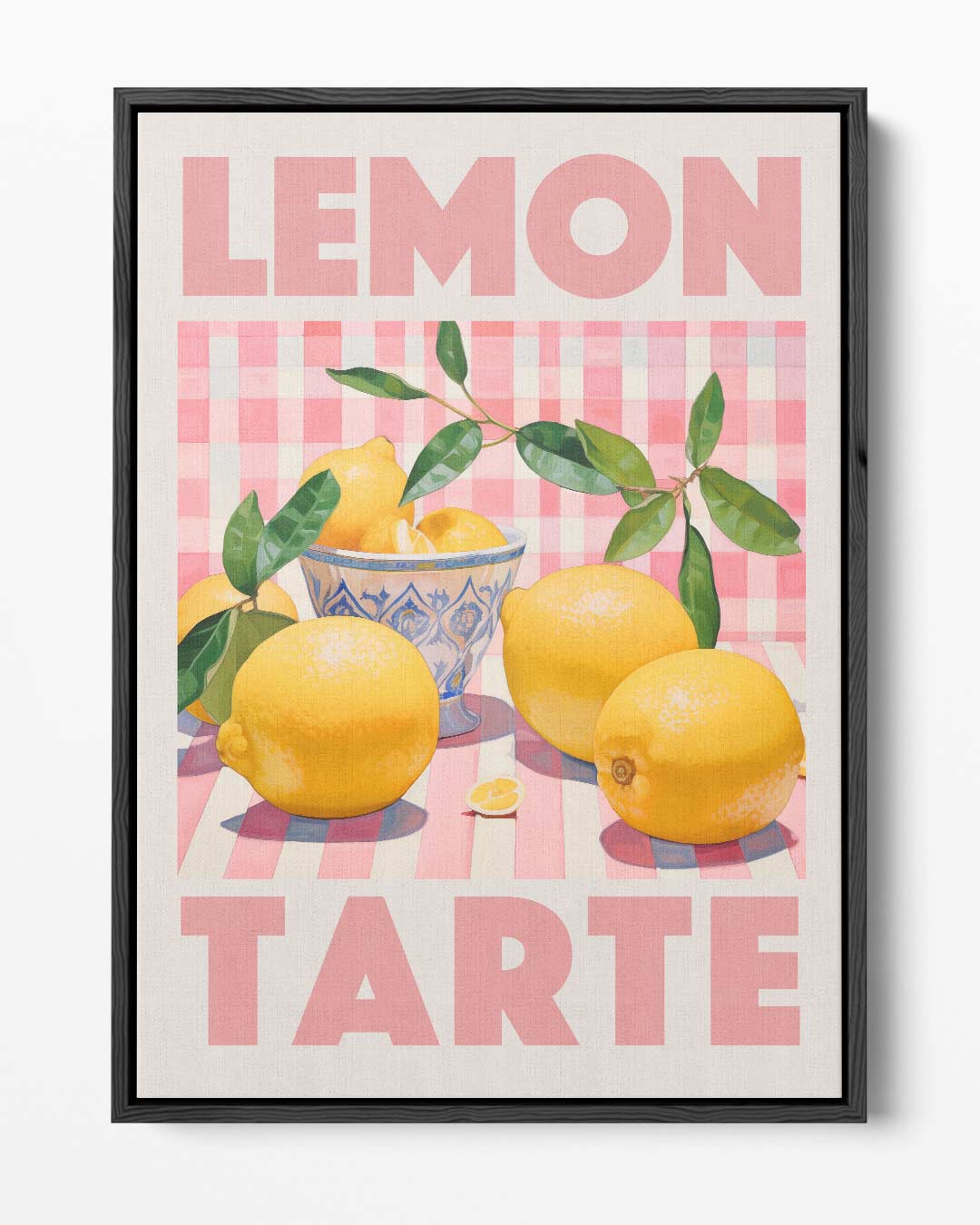 Citroen Tarte – portret kunstwerk als wanddecoratie