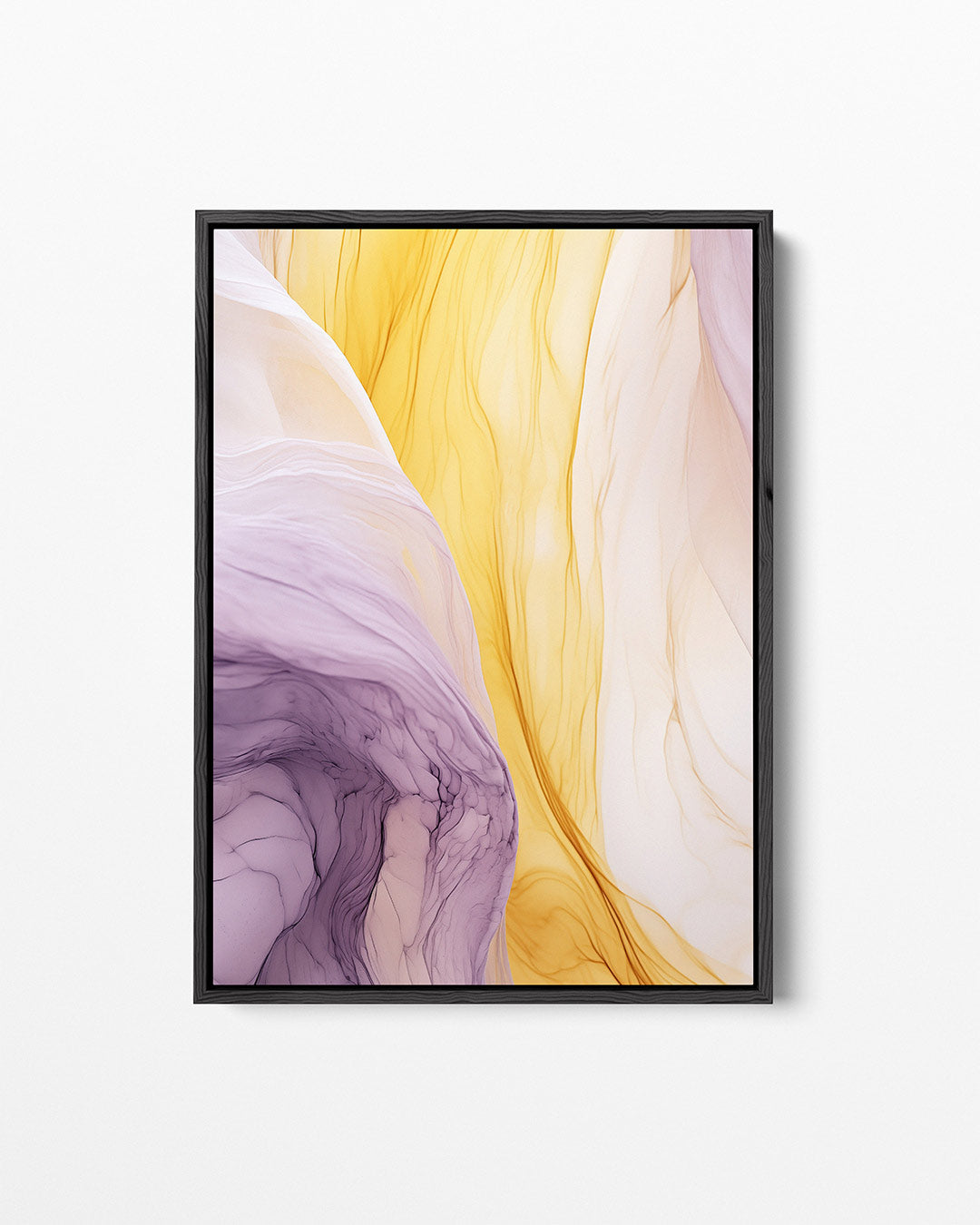 Organische kleurencompositie – Lijnen – staand wanddecoratie kunstwerk