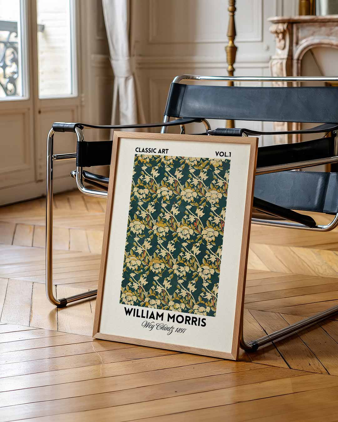 Klassieke Bloemenpracht – William Morris poster in staand formaat