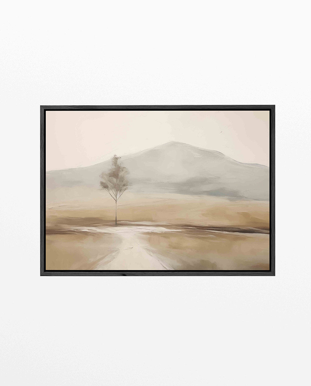Rustige landschap weergave – Serene – liggend abstract kunstwerk