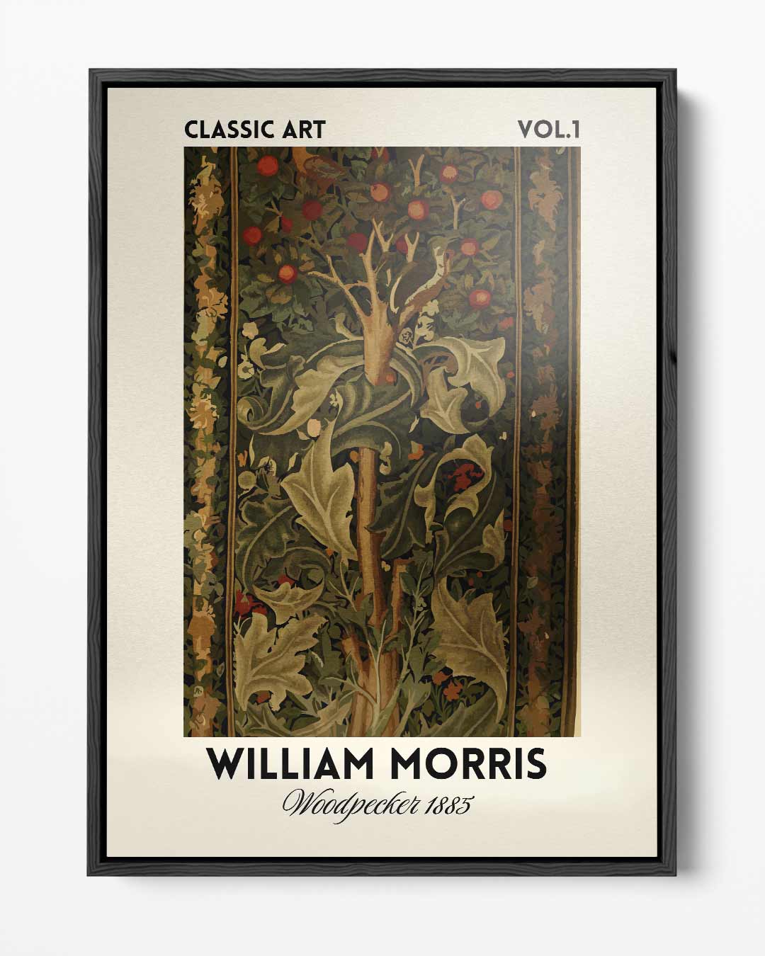 Klassieke Kunst: William Morris Woodpecker 1885 – portret kunstwerk als wanddecoratie