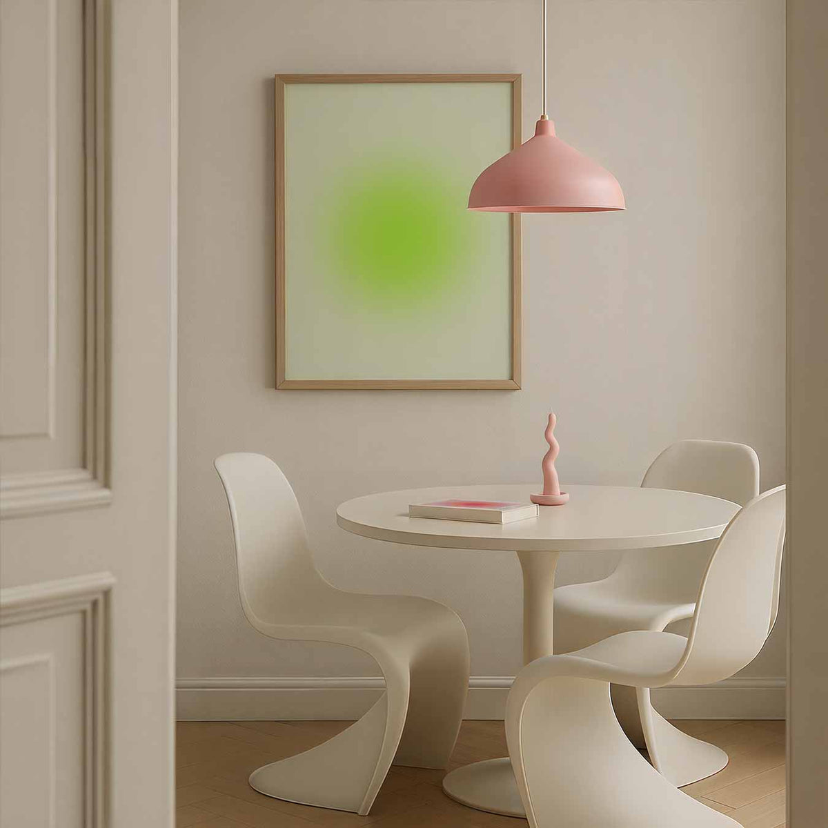 Zonnige Gele Glans – staande mindful wanddecoratie van WallArtistic