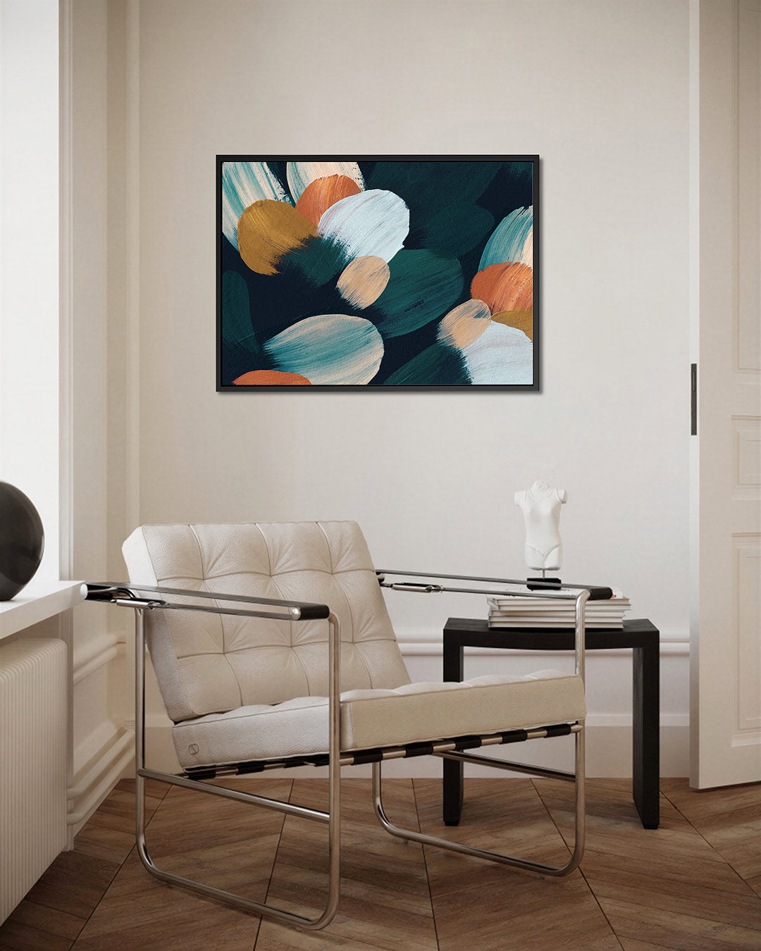 Kleurencompositie – Wanddecoratie kunstwerk – kunstwerk op canvas, dibond of plexiglas