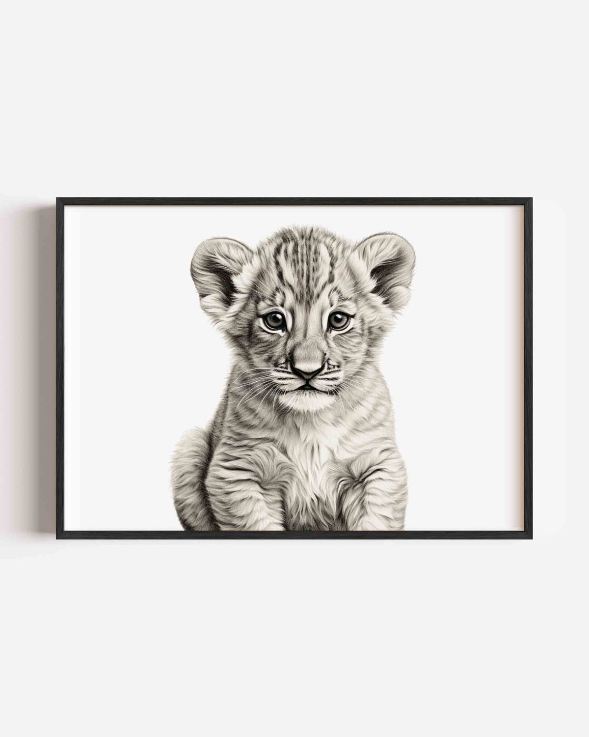Leeuwenwelp – dieren landscape poster als wanddecoratie