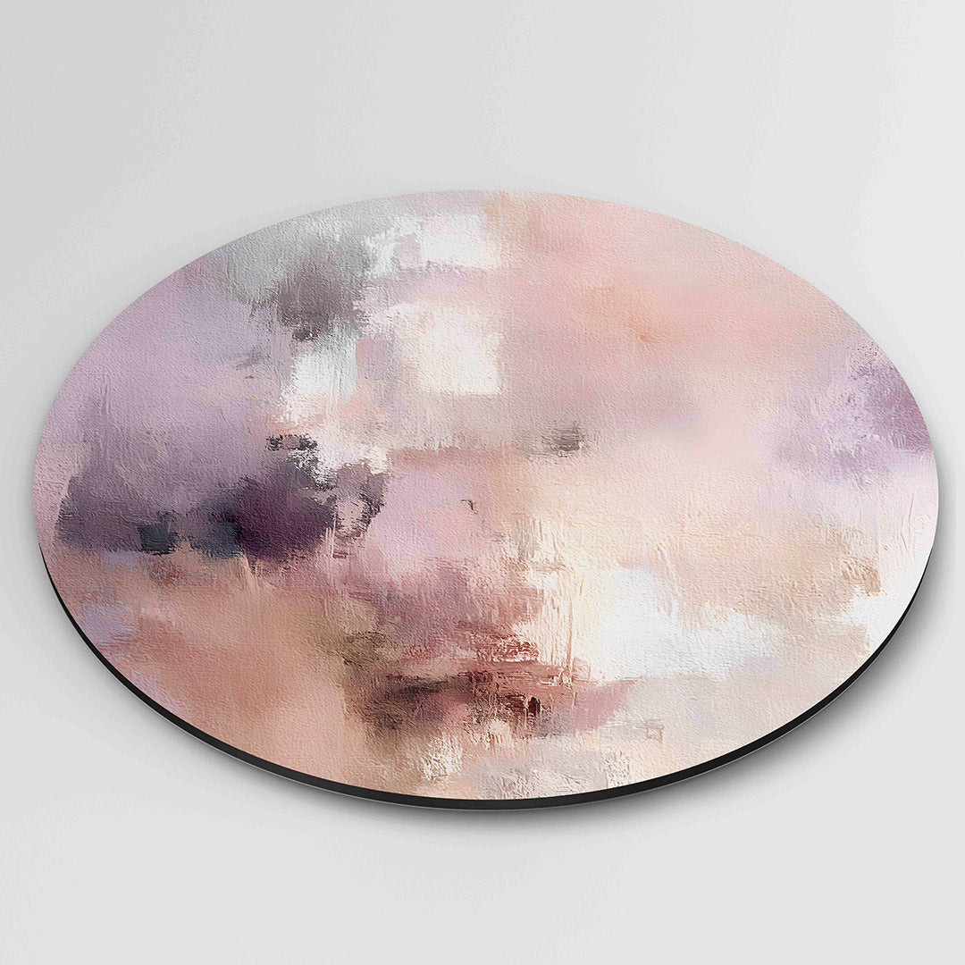 Abstracte pastel – ronde textuur wanddecoratie van WallArtistic