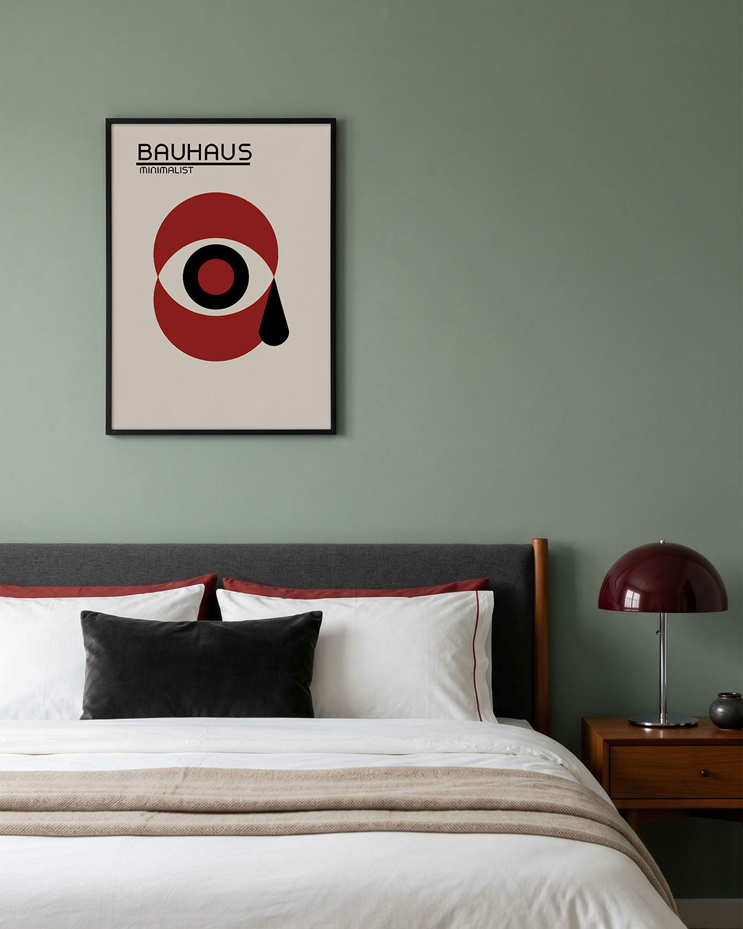 Vorm en balans – geometrische poster in Bauhaus-stijl van WallArtistic