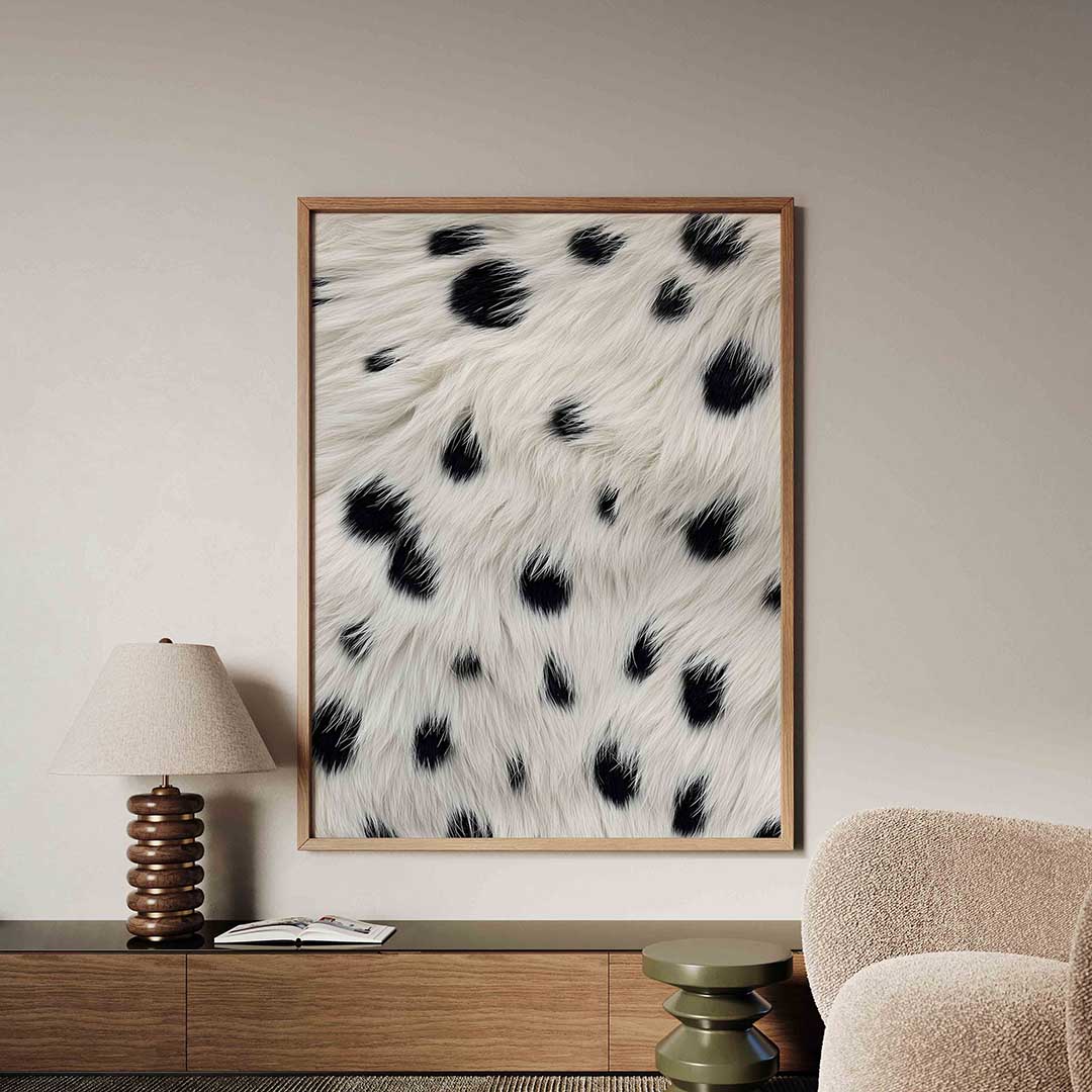 Gevlekte vacht – safari poster in staand formaat