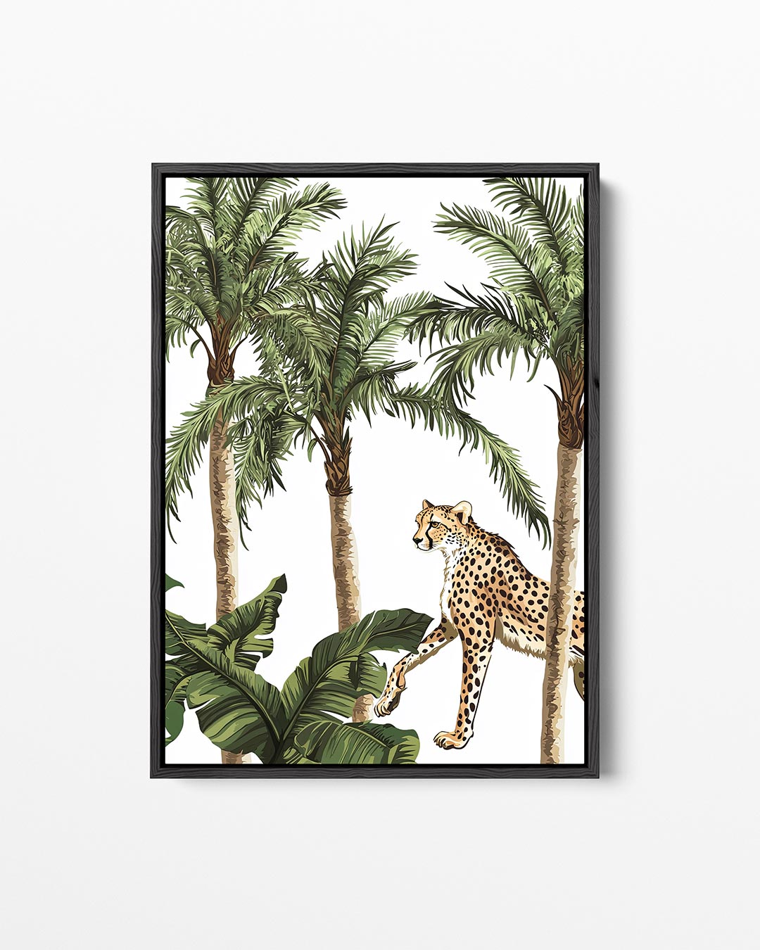 Tropische dierenwereld – staand wanddecoratie kunstwerk
