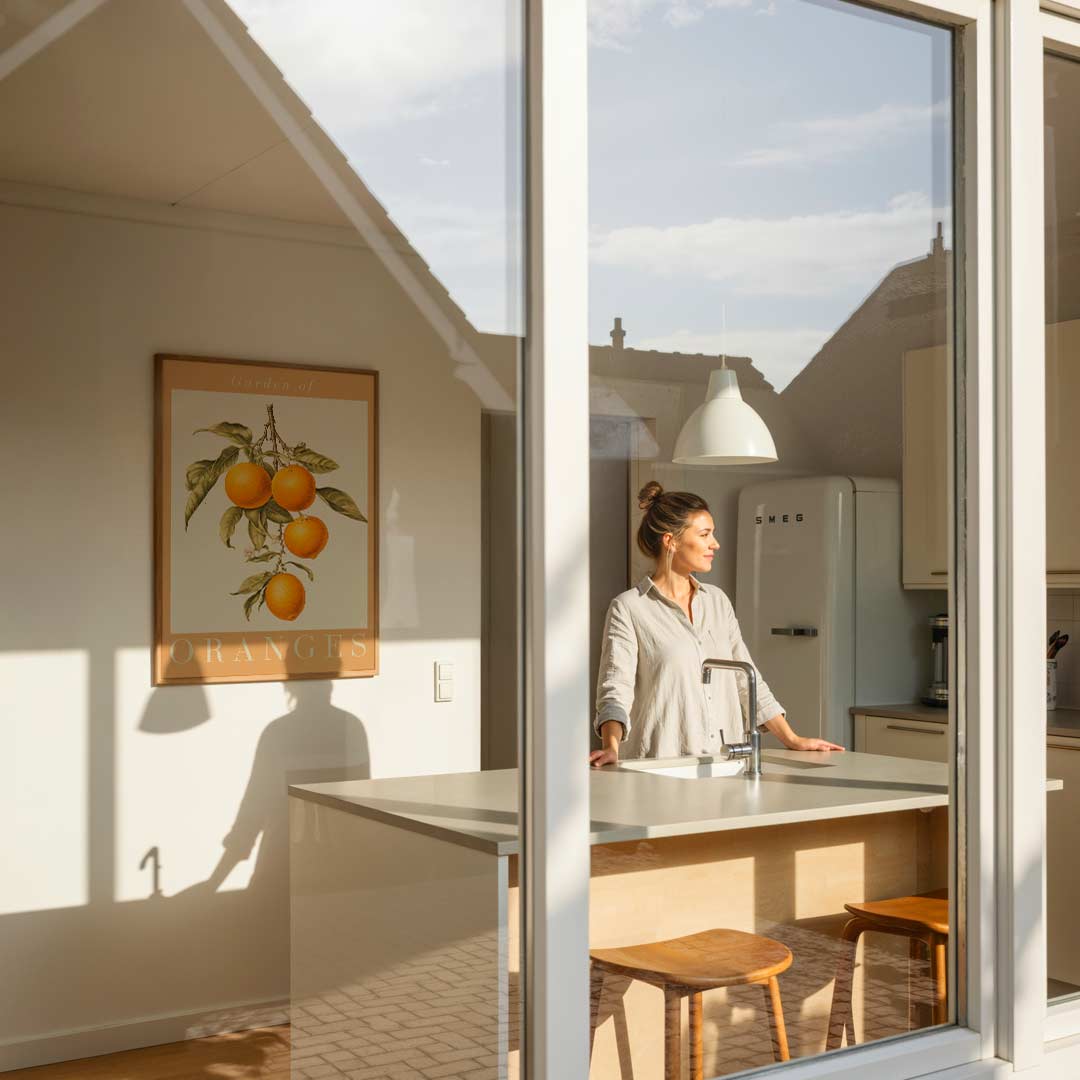 Garden of Oranges – keukenposter in staand formaat