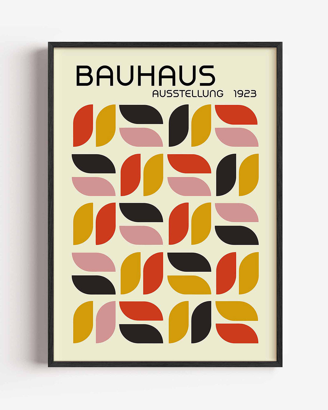 Vormen en vlakken – staande Bauhaus poster als wanddecoratie
