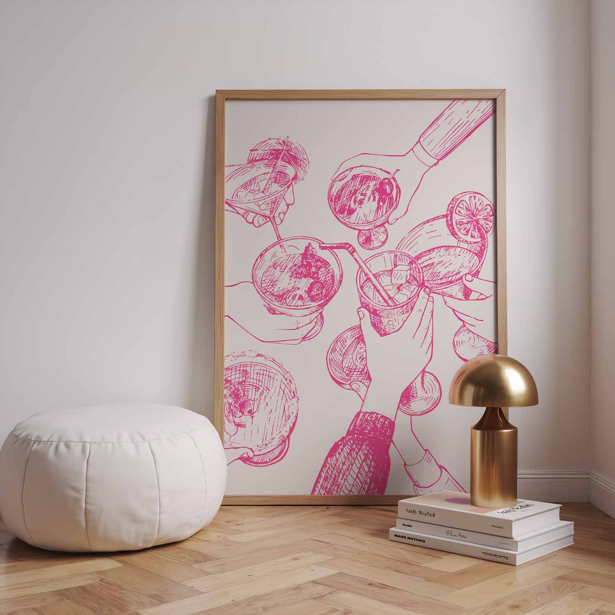 Cheers to Friendship Posters – urban poster in staand formaat