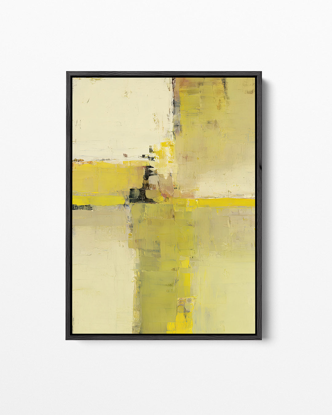 Geometrische kleurencompositie – Beige – staand wanddecoratie kunstwerk