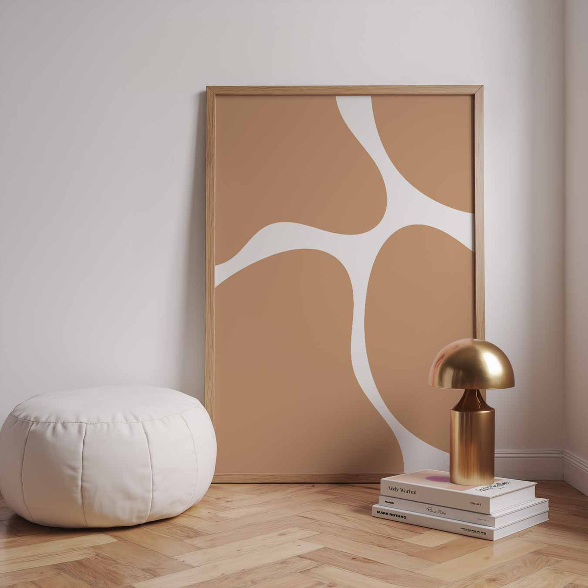 Trendy Abstracte Wandposter – staande kleurrijke abstracte wanddecoratie van WallArtistic