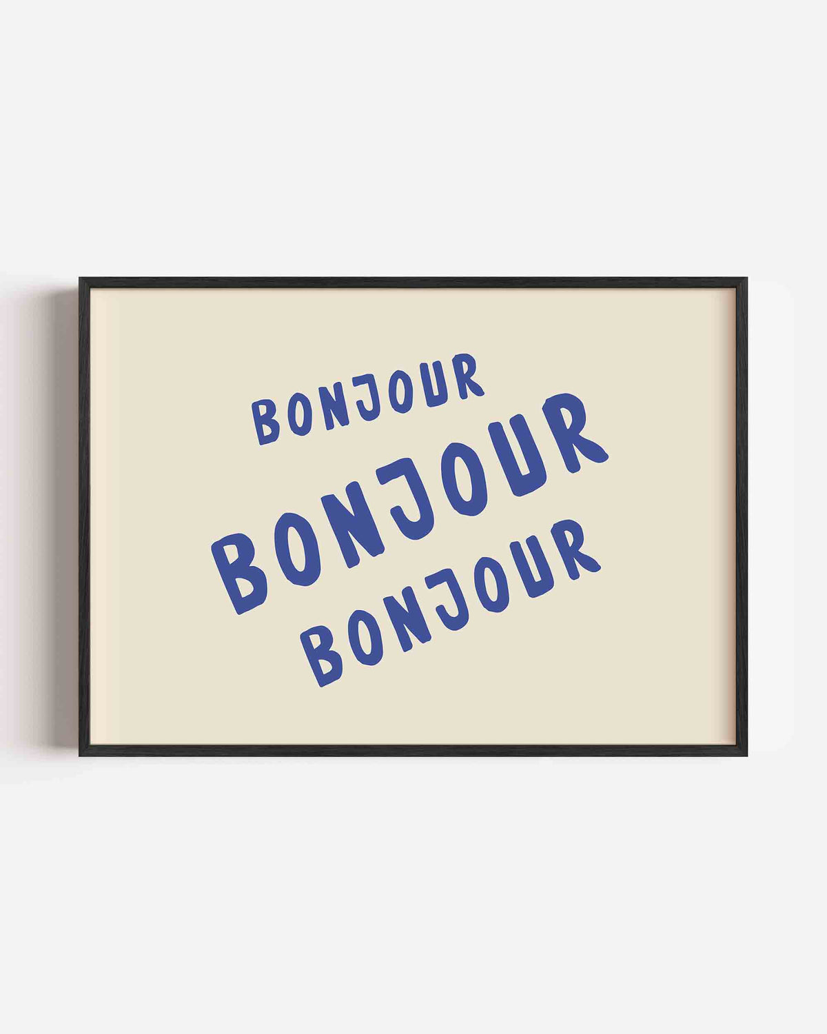 Bonjour herhaling – keuken landscape poster als wanddecoratie