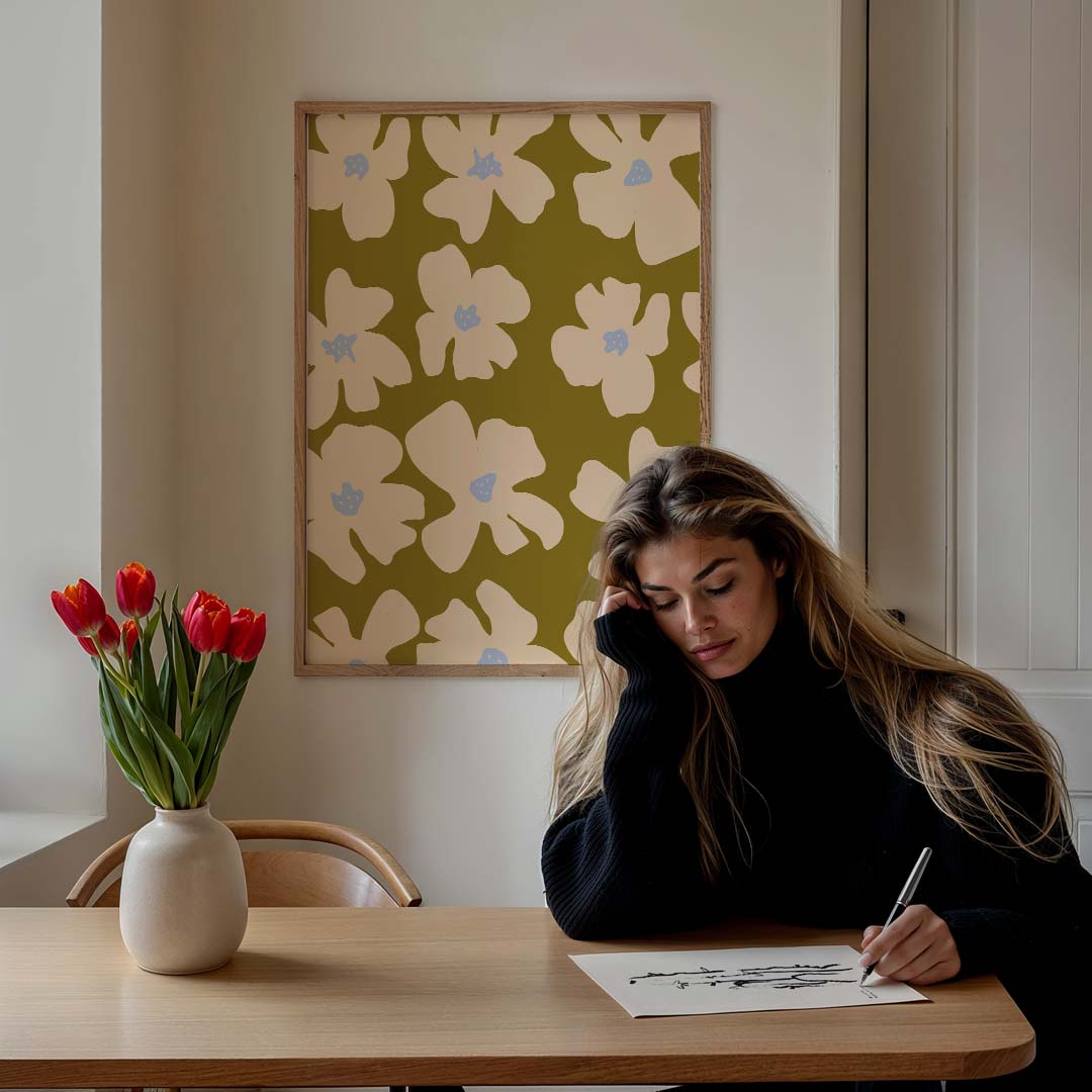 Bloemenpracht – bloemen poster in staand formaat