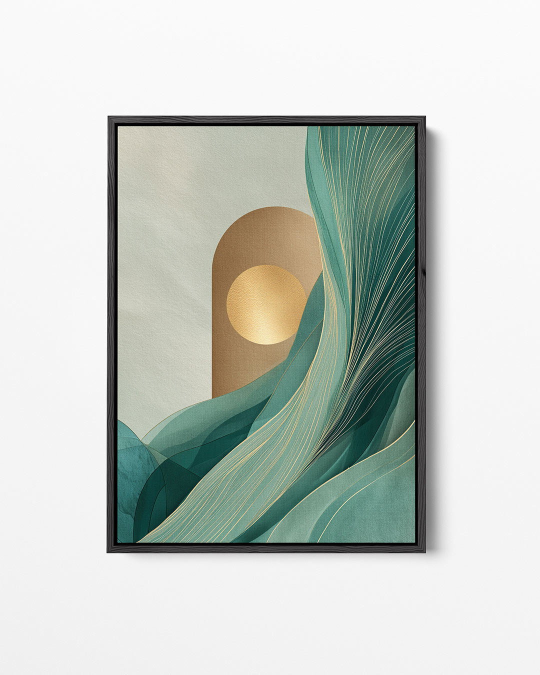 Organische vormen compositie – staand wanddecoratie kunstwerk