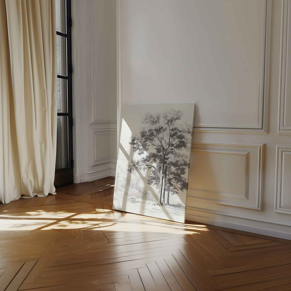 Magische Bosmomenten – plexiglas wanddecoratie in portret formaat