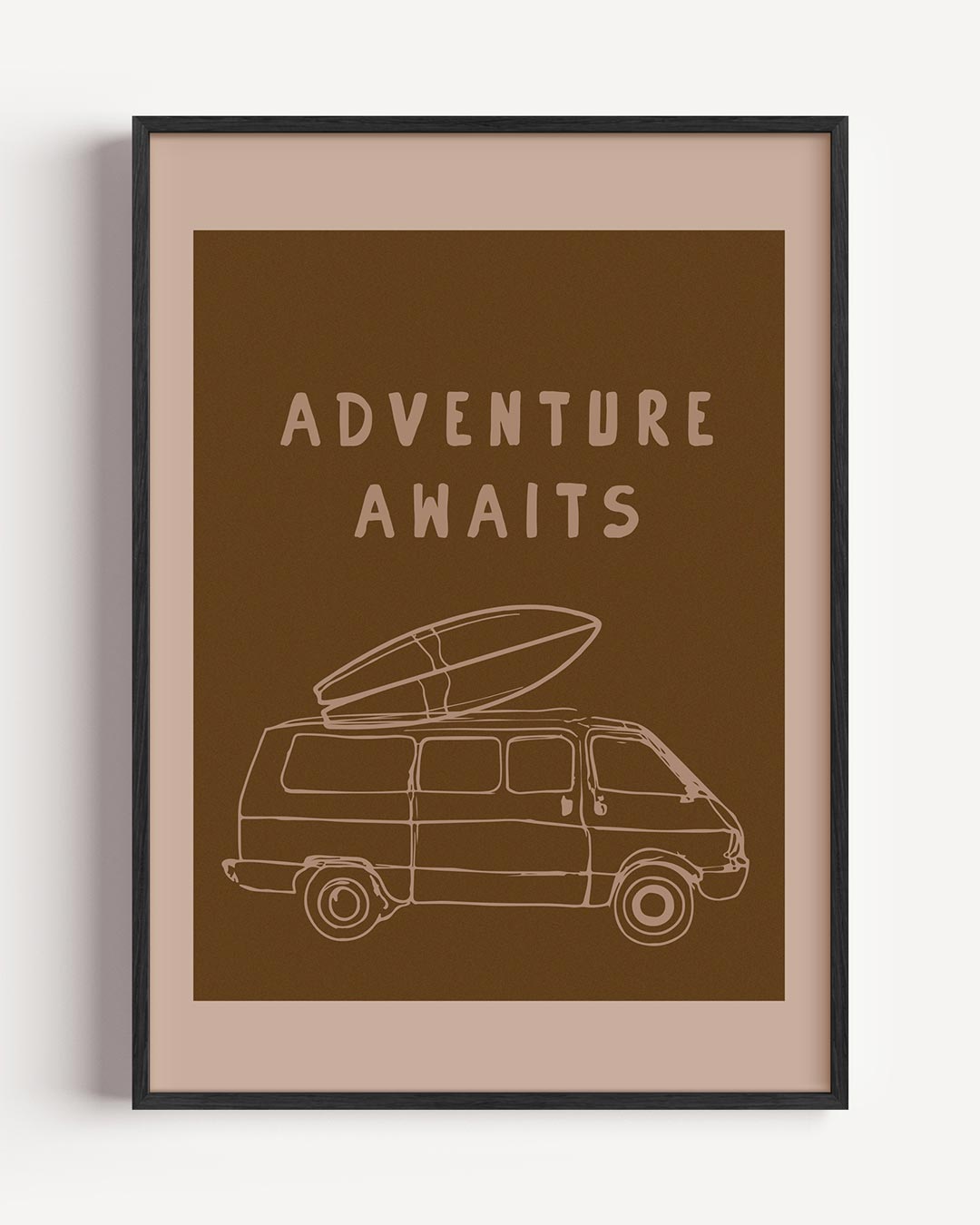 Avontuur Wacht – zomer portret poster als wanddecoratie