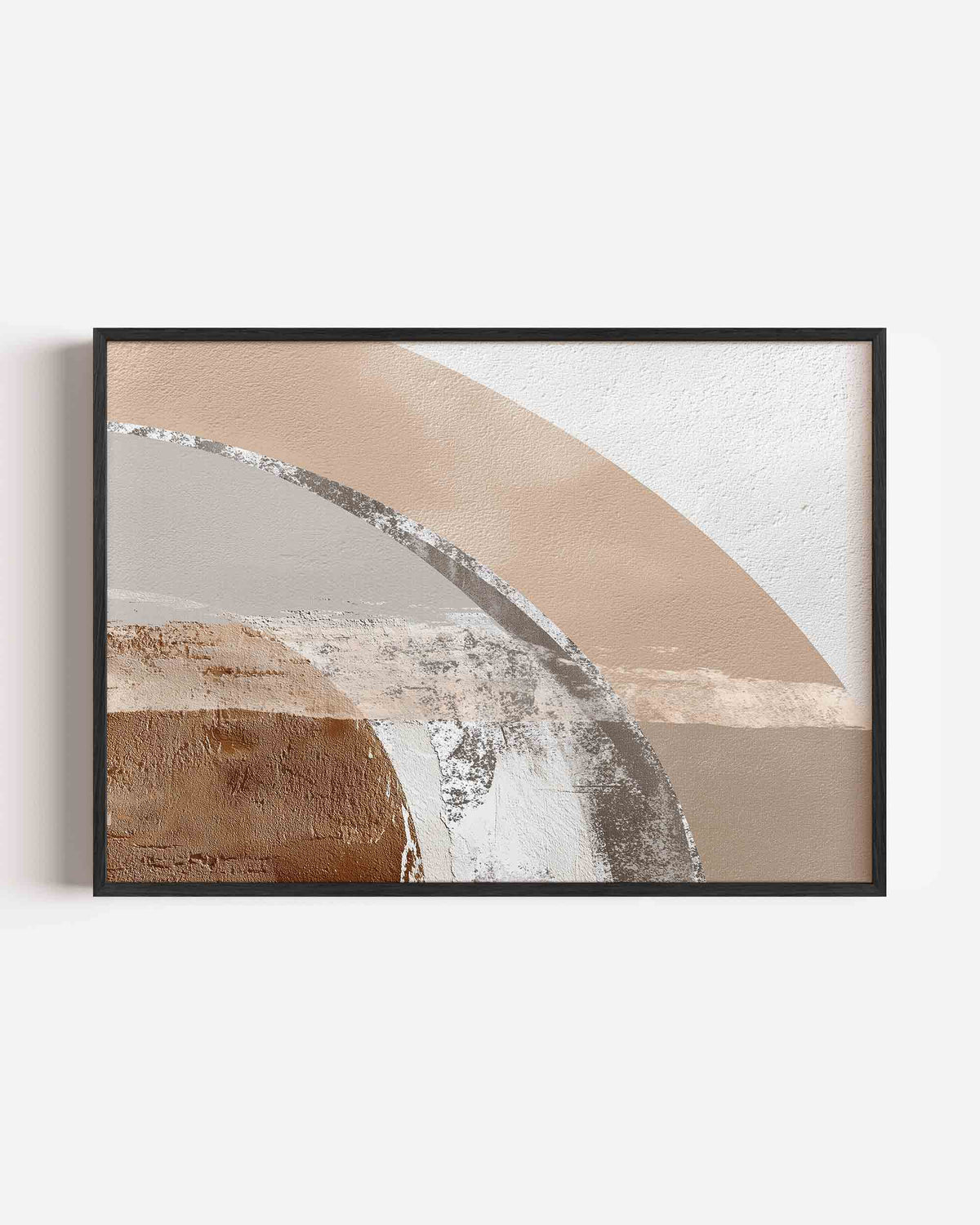 Abstracte vormen – abstracte landscape poster als wanddecoratie