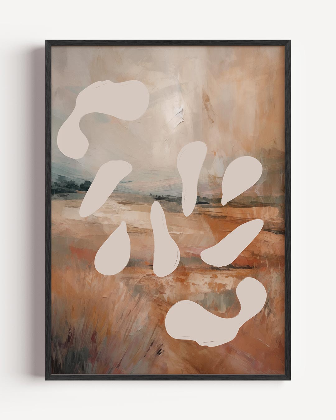 Vloeiende Natuurlijke Kunstposter – botanische portret poster als wanddecoratie