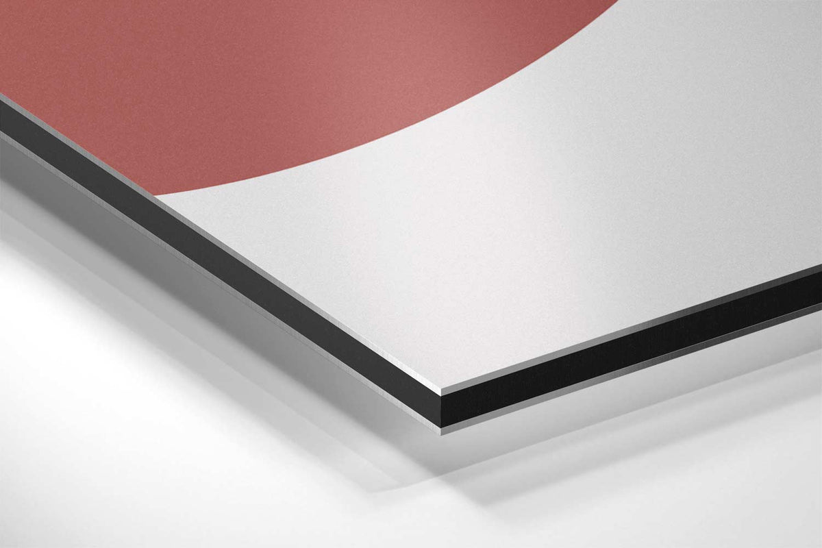 Harmonieuze Abstractie – plexiglas wanddecoratie in portret formaat