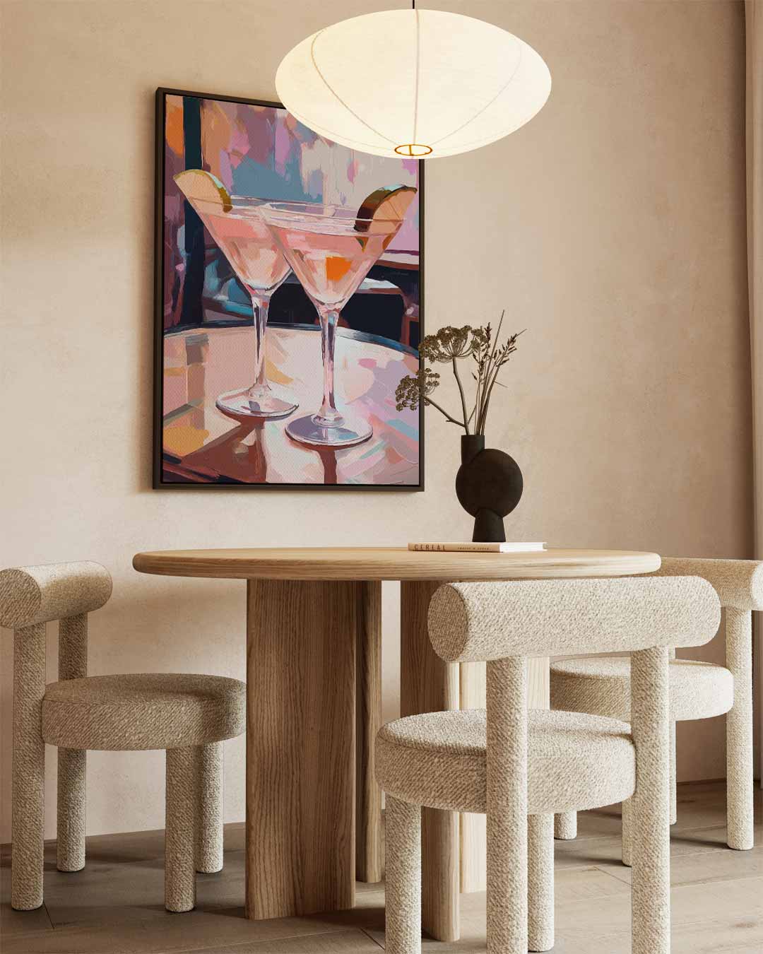 Cocktail Avondturen – canvas wanddecoratie in portret formaat