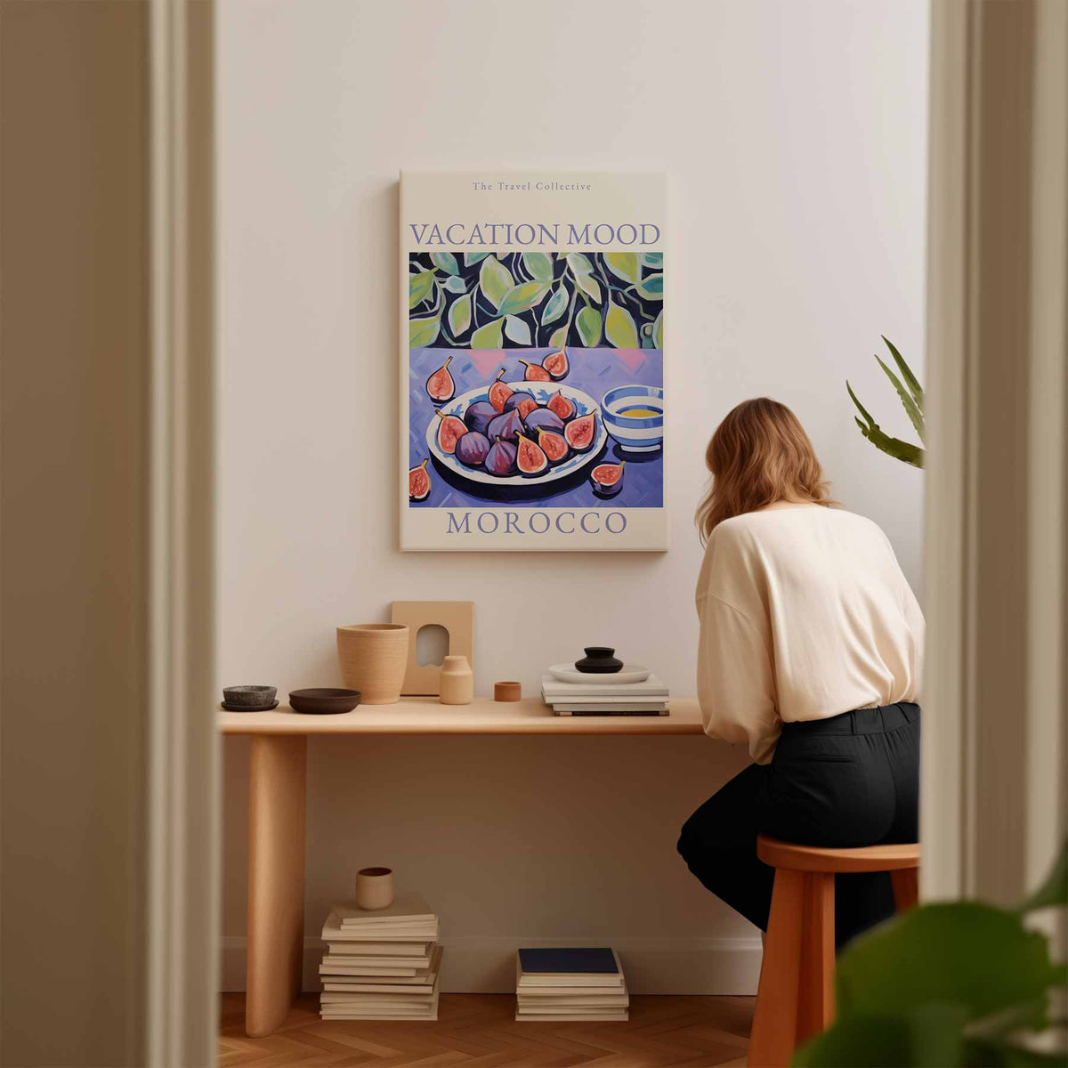 Vakantiegevoel Marokko – staande wandkunst voor woonkamer of interieur