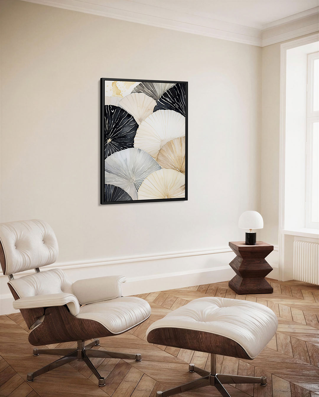 Organische vormen – staand wanddecoratie kunstwerk