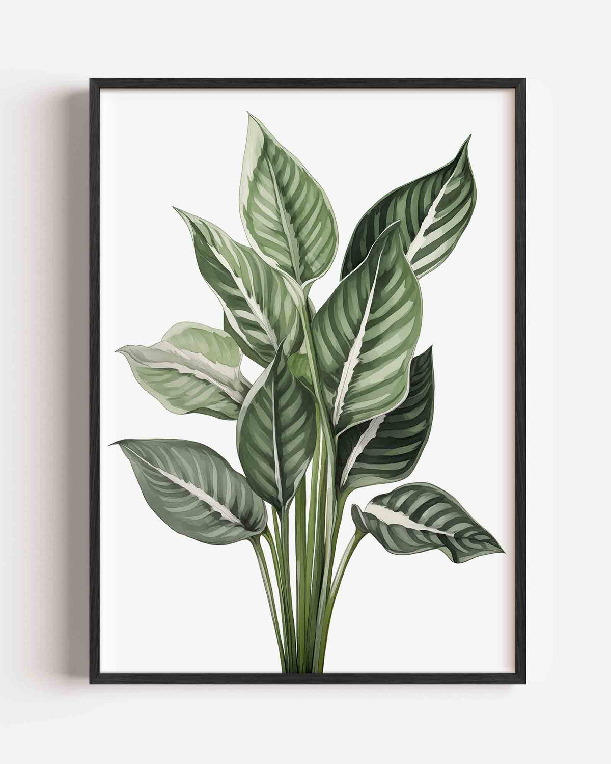 Groene bladeren – jungle portret poster als wanddecoratie