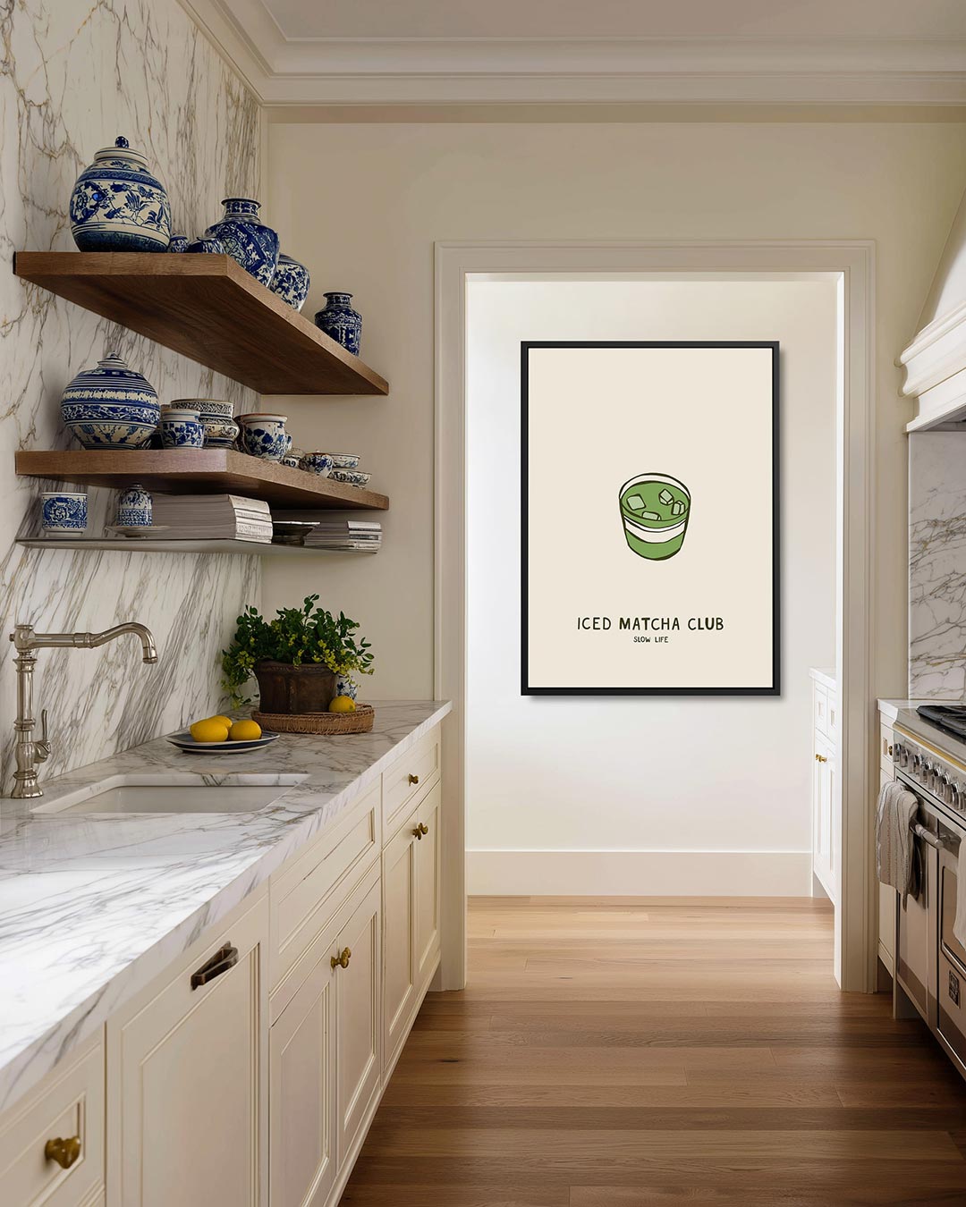 Eenvoudige illustratie – kunstwerk als stijlvolle wanddecoratie