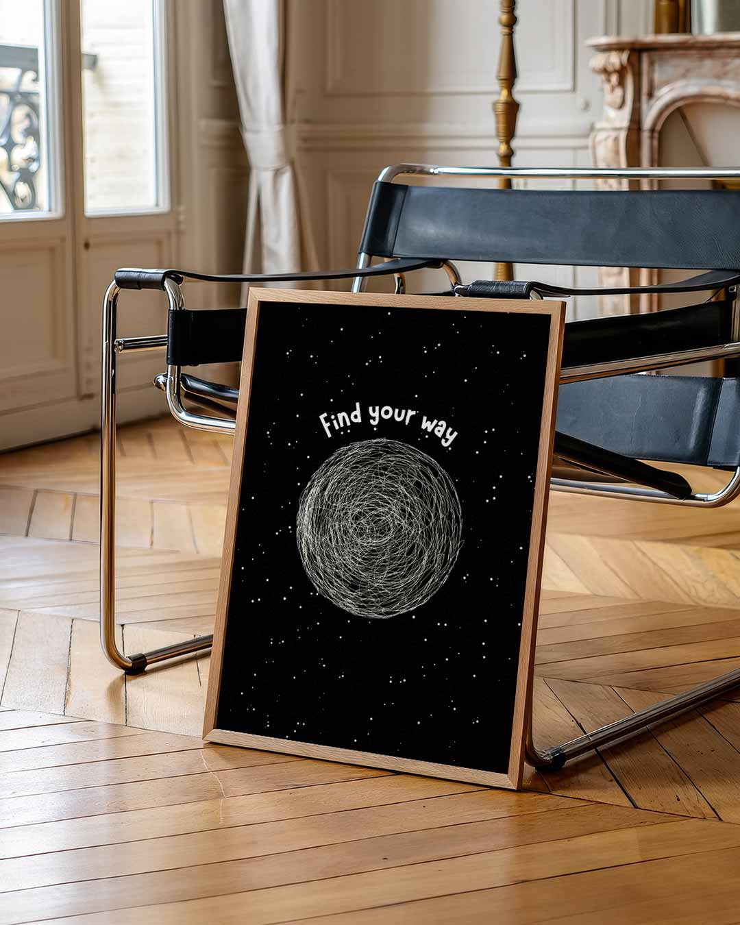 Find Your Way – quote poster als inspirerende wanddecoratie