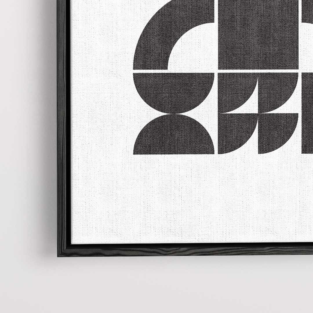 Moderne Geometrische Patronen – plexiglas wanddecoratie in portret formaat
