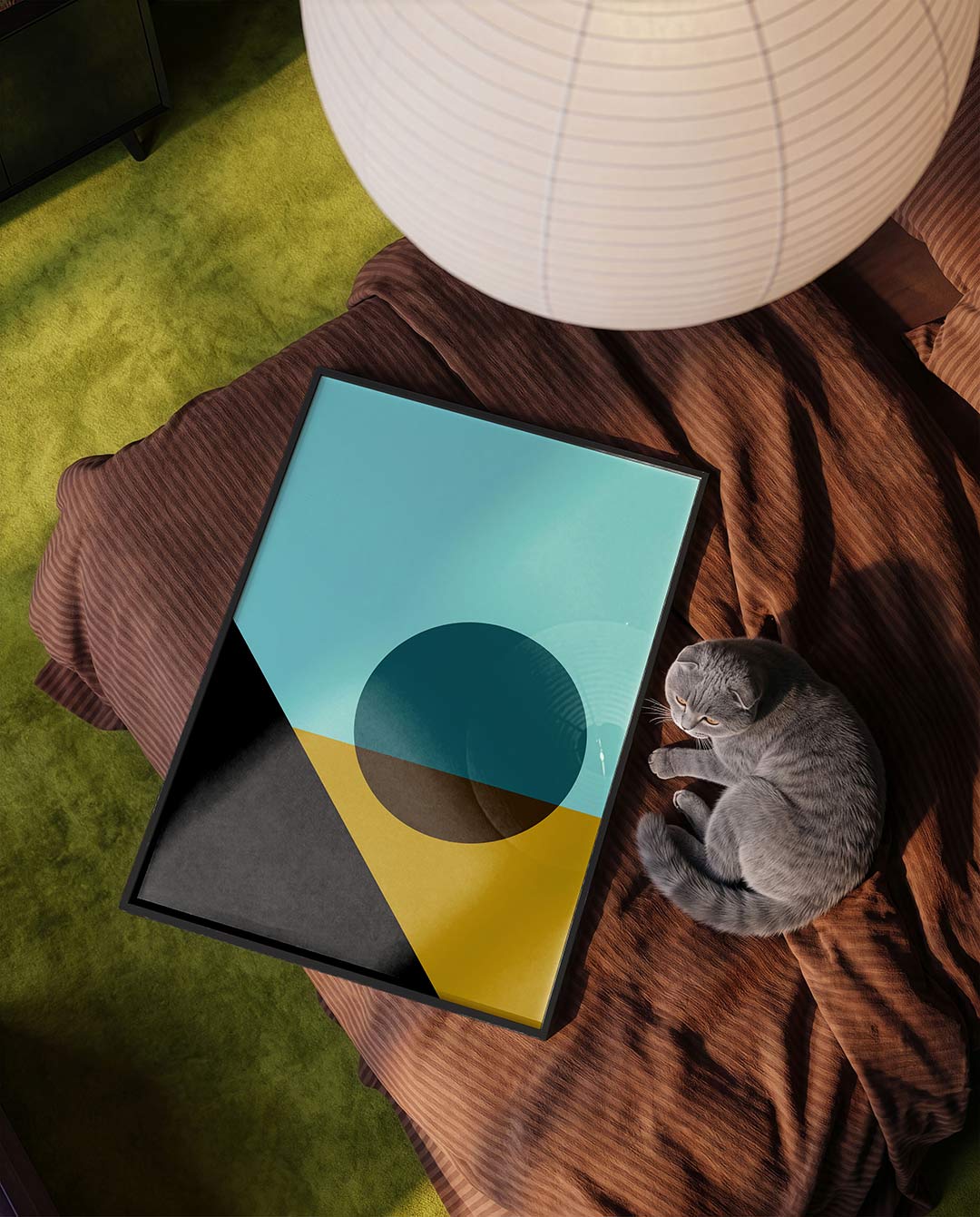 Vorm en balans – moderne Bauhaus wandkunst als poster