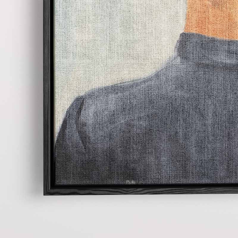 Elegante Achterzijde – canvas wanddecoratie in portret formaat