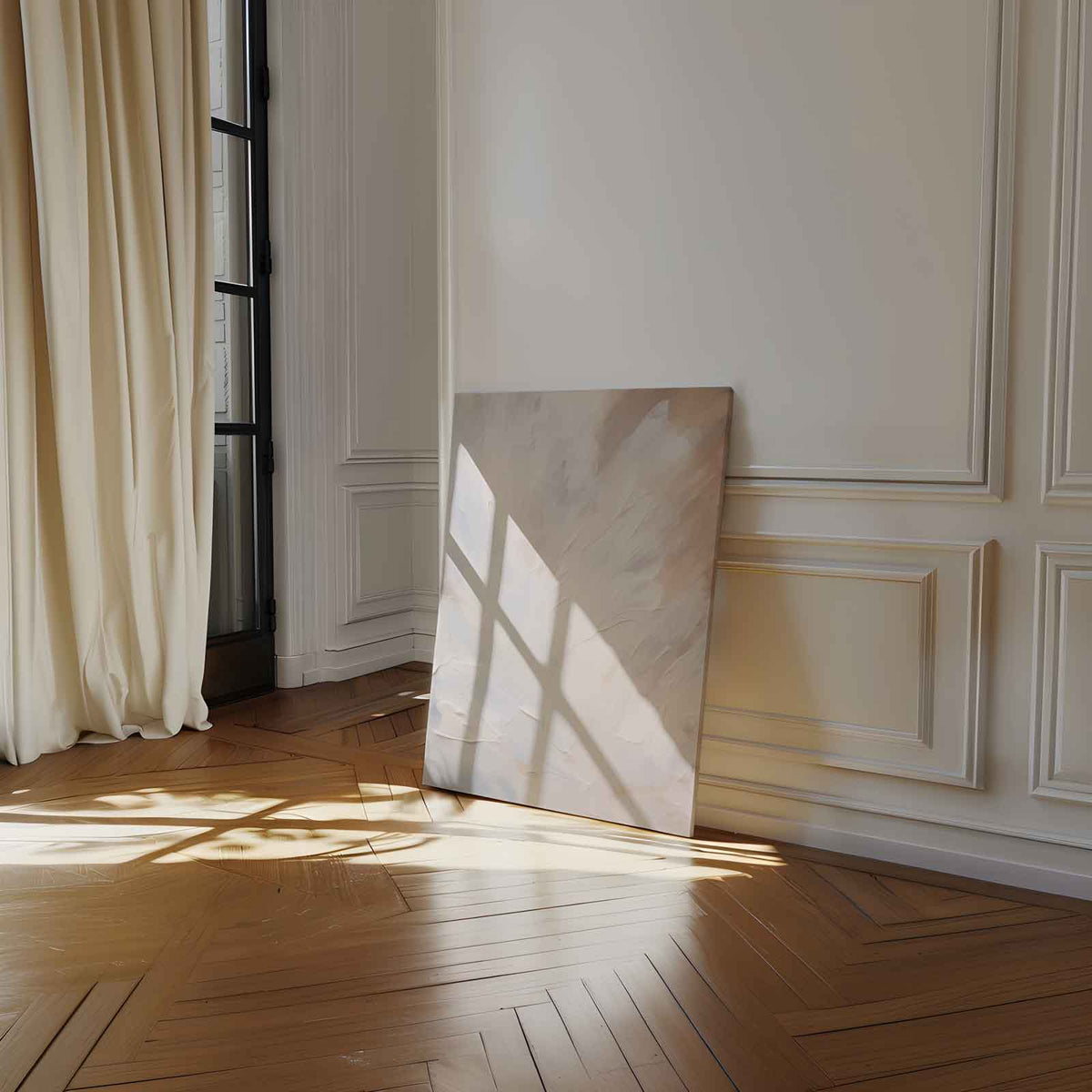 Nevelige Dromen – canvas wanddecoratie in portret formaat