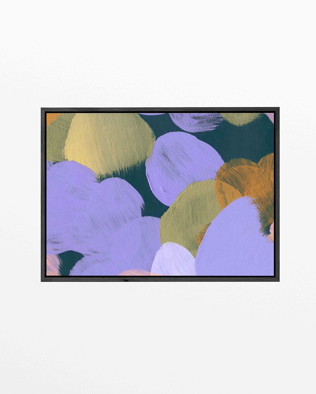Kleurrijke vormen – Wanddecoratie kunstwerk – liggend wanddecoratie kunstwerk