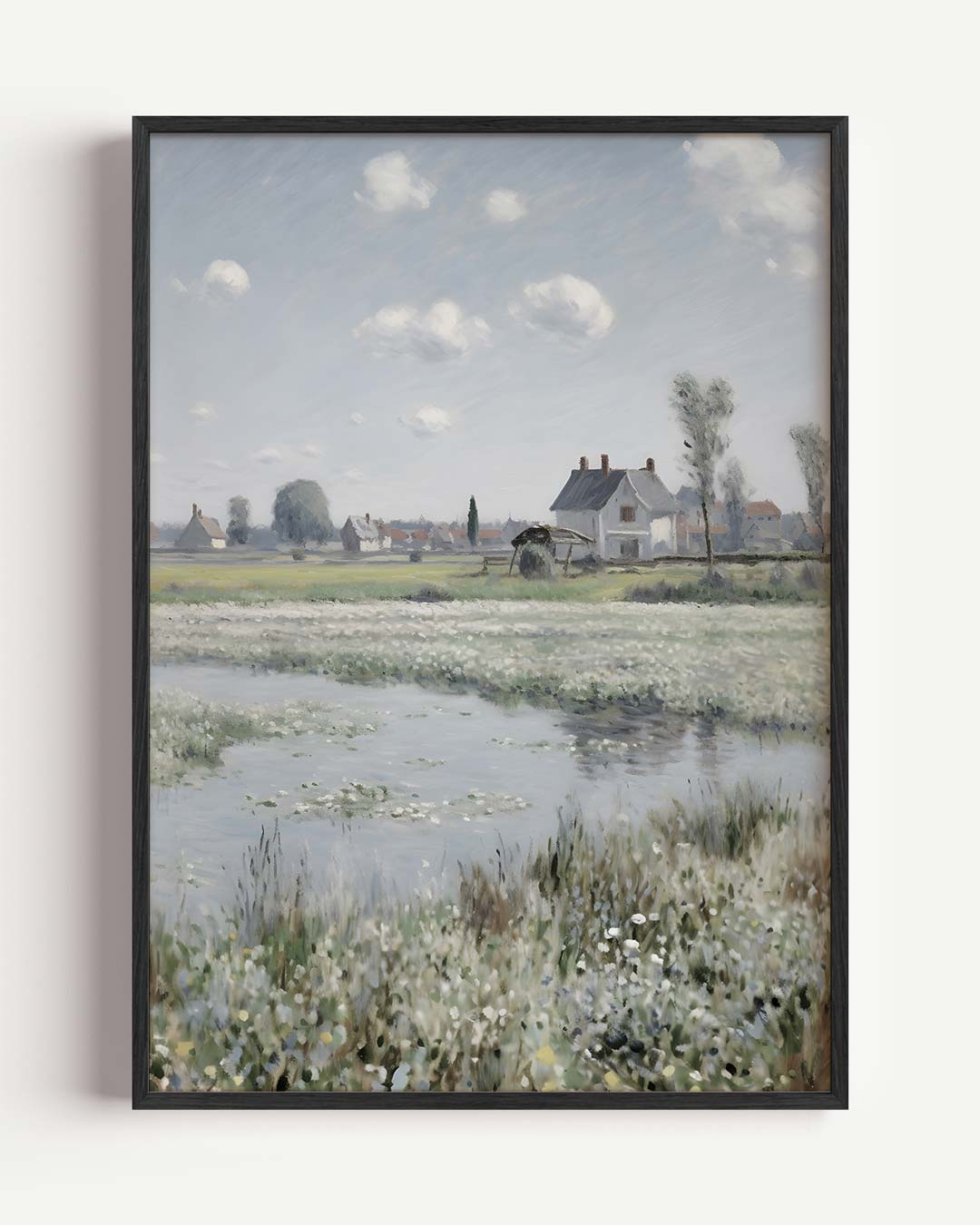Rustieke Plattelandstafereel – vintage portret poster als wanddecoratie