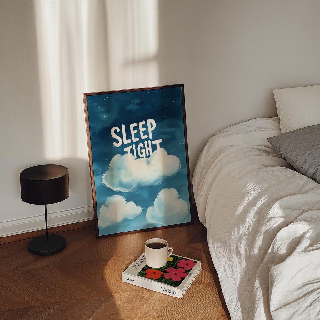Droom Zacht Nachtposter – kinderposter in staand formaat