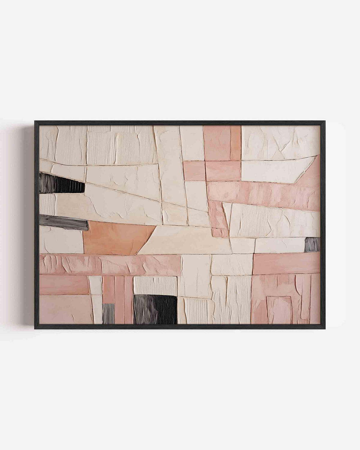 Abstracte vormen – abstracte landscape poster als wanddecoratie