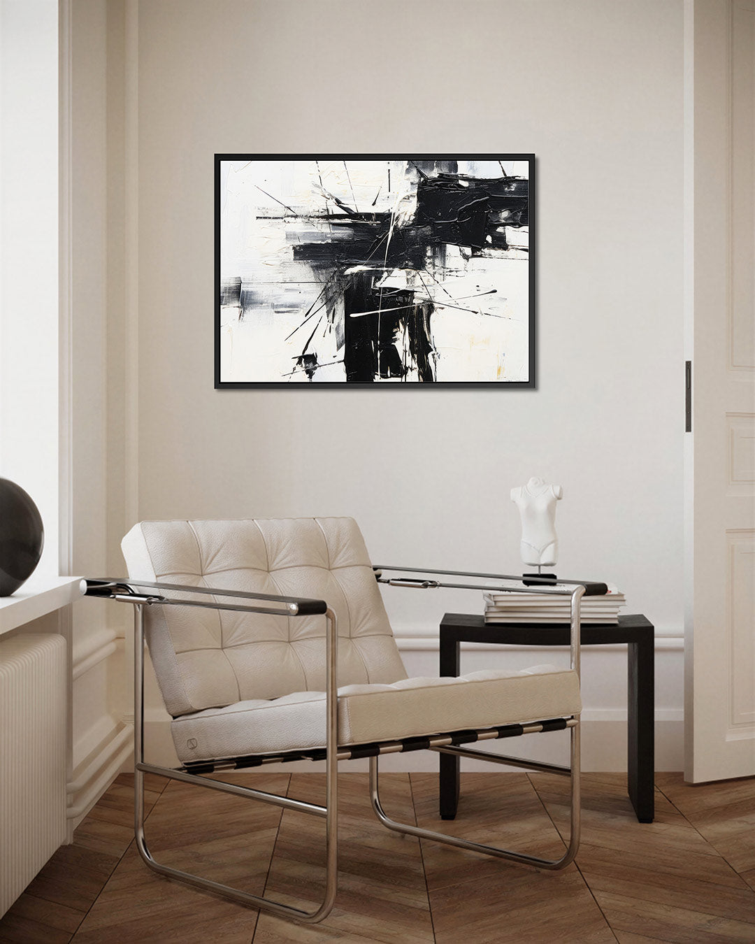 Dynamische lijnen – kunstwerk op canvas, dibond of plexiglas