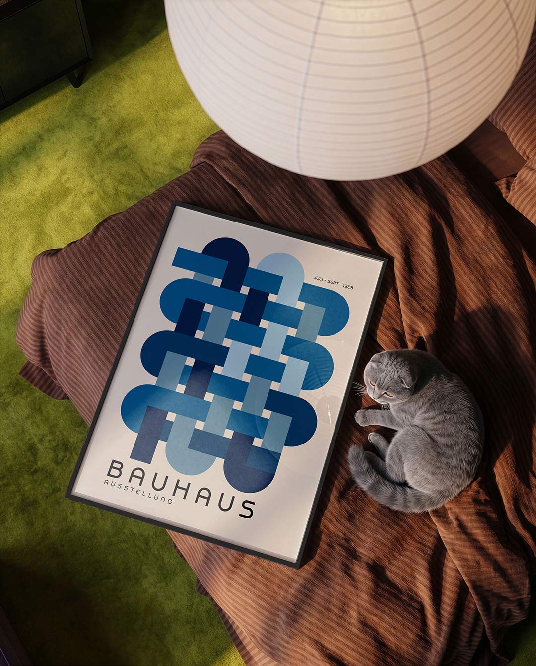 Vorm en kleur – moderne Bauhaus wandkunst als poster